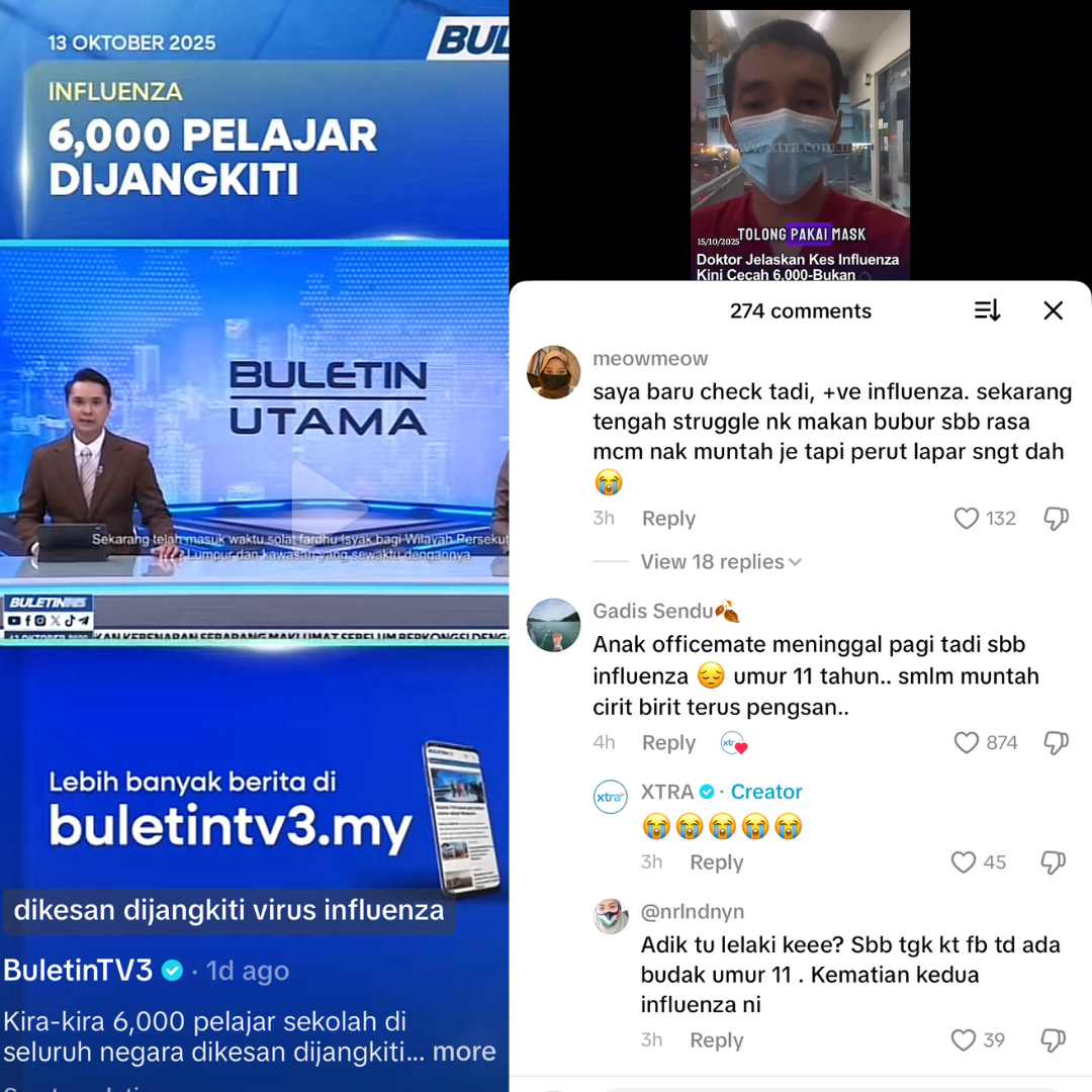 Berita: 6,000 pelajar dijangkiti influenza